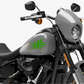 DualColorStampe® Adesivi Compatibili con Harley-Davidson bandiera londinese LONDON serbatoio Set 2 stickers Moto Motorbike COD. M0360