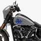 DualColorStampe® Adesivi Compatibili con Harley-Davidson bandiera londinese LONDON serbatoio Set 2 stickers Moto Motorbike COD. M0360