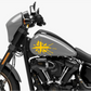 DualColorStampe® Adesivi Compatibili con Harley-Davidson bandiera londinese LONDON serbatoio Set 2 stickers Moto Motorbike COD. M0360