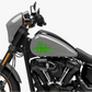 DualColorStampe® Adesivi Compatibili con Harley-Davidson bandiera londinese LONDON serbatoio Set 2 stickers Moto Motorbike COD. M0360