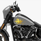 DualColorStampe® Adesivi Compatibili con Harley-Davidson bandiera londinese LONDON serbatoio Set 2 stickers Moto Motorbike COD. M0360
