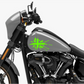 DualColorStampe® Adesivi Compatibili con Harley-Davidson bandiera londinese LONDON serbatoio Set 2 stickers Moto Motorbike COD. M0360