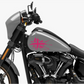 DualColorStampe® Adesivi Compatibili con Harley-Davidson bandiera londinese LONDON serbatoio Set 2 stickers Moto Motorbike COD. M0360