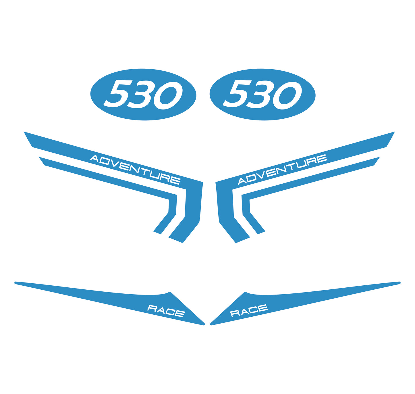 Adesivi Compatibili con TMAX 530 DX (2017‑2019) – Kit Carena in PVC – Accessori 530 DX – Grafiche Professionali M0362