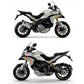Autocollants DualColor Prints Compatible avec Ducati Multistrada 1200 S Kit complet de carénage de moto Autocollant de réservoir DRAMS ROAD Autocollants DX-SX Moto COD.M0243