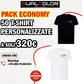50 T-shirt classica girocollo UNISEX PACK ECONOMY
