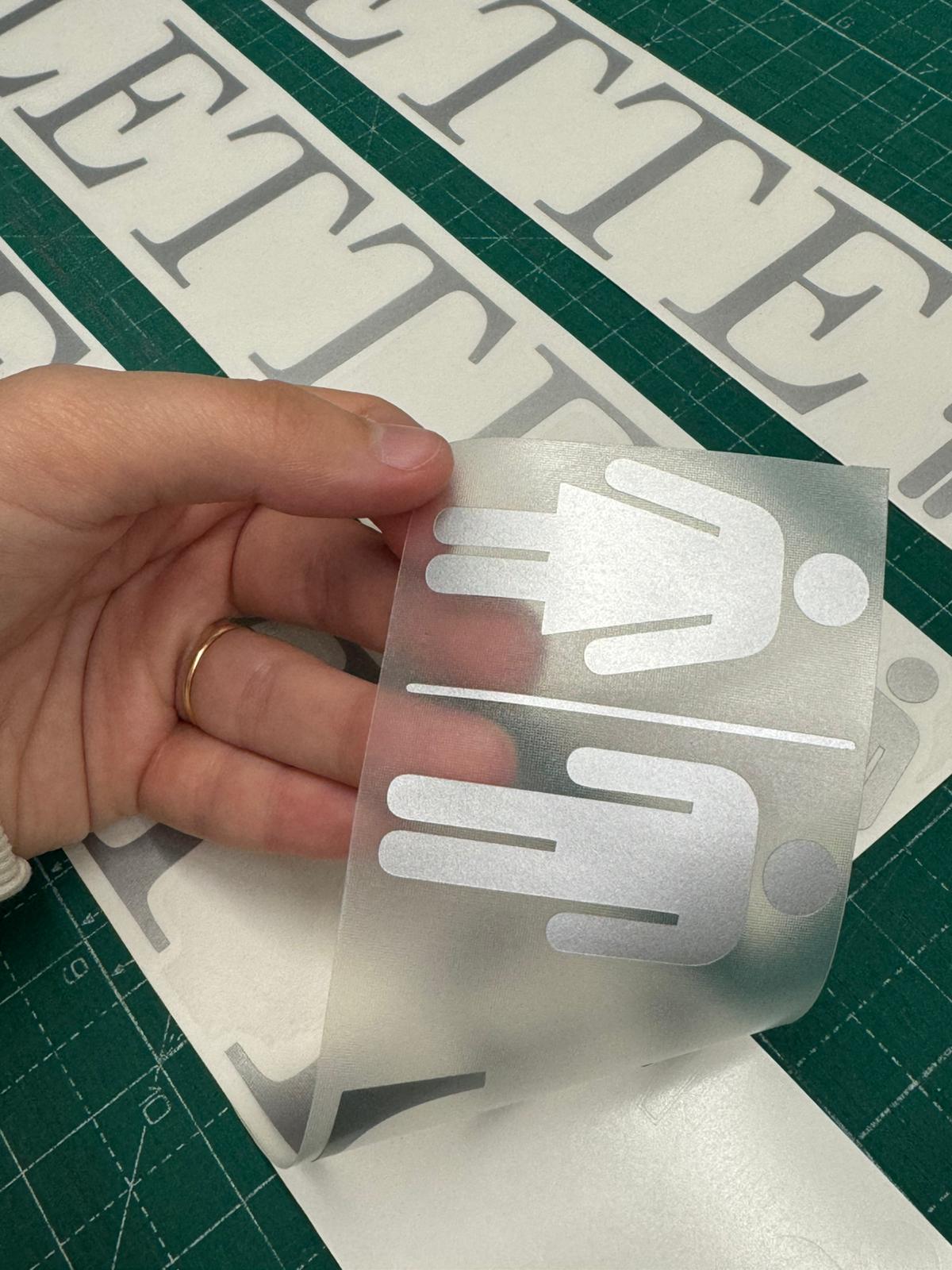 Toilet sticker decoration for bathroom restaurant sanitary toilet door COD.  W0010