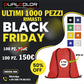 100 PZ – Sacche a Zaino Colorate | Offerta Black Friday