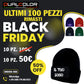 10 PZ – Cappellino Personalizzato | Black Friday -50%