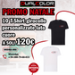 10 T-shirt classica UNISEX PROMOZIONE NATALIZIA