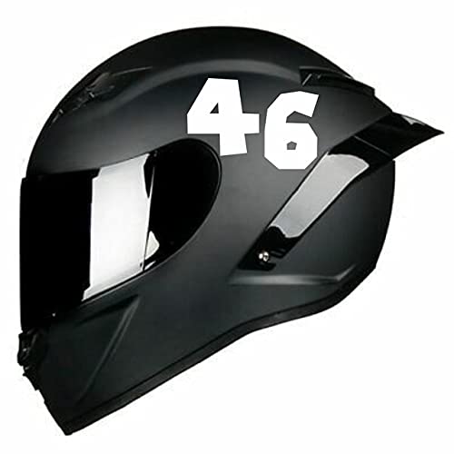 Adesivo numeri casco stickers moto accessori decalcomanie tuning personalizzato COD.C0004 a €9.99 solo da DualColorStampe