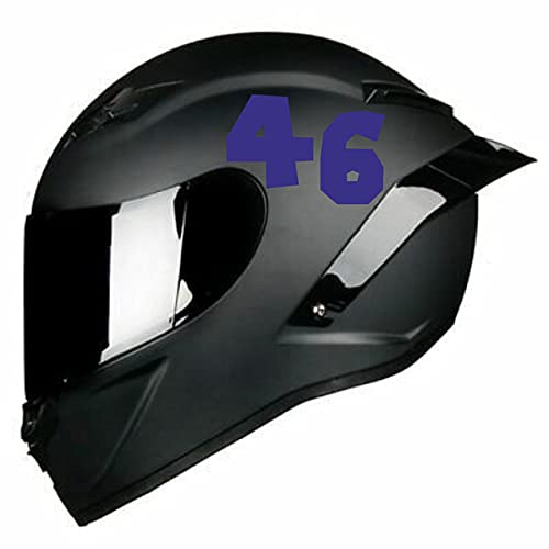 Adesivo numeri casco stickers moto accessori decalcomanie tuning personalizzato COD.C0004 a €9.99 solo da DualColorStampe