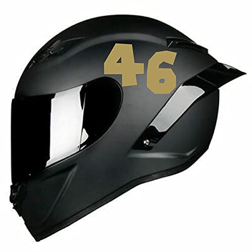 Adesivo numeri casco stickers moto accessori decalcomanie tuning personalizzato COD.C0004 a €9.99 solo da DualColorStampe