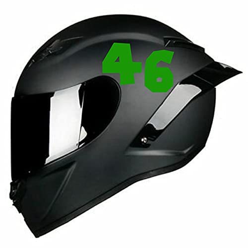 Adesivo numeri casco stickers moto accessori decalcomanie tuning personalizzato COD.C0004 a €9.99 solo da DualColorStampe