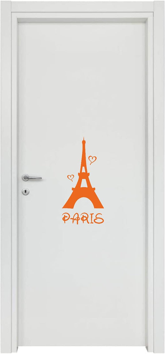 Generico Adesivo Tour Eiffel Paris per Porte vetri Piastrelle mobili Decalcomania Stickers cod.I0001 a €14.90 solo da DualColorStampe