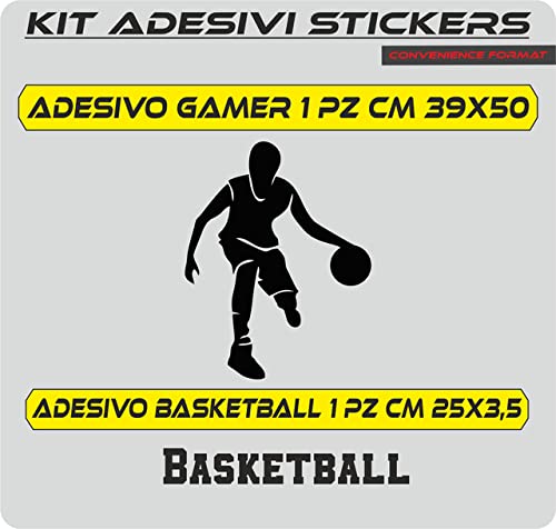 Adesivo SPORT Basketball Basket Adesivi porta camera finestra Oggettistica Per La Casa Vinile Adesivi Rimovibili COD.I0092 a €15.99 solo da DualColorStampe