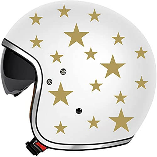 Adesivi casco moto bici stella star accessori moto tuning personalizzato unisex COD.C0007 a €10.99 solo da DualColorStampe