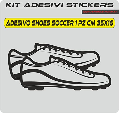 Adesivo CALCIO adesivo gamer shoes stickers Adesivi porta camera finestra Oggettistica Per La Casa Football Vinile Adesivi Rimovibili -COD.I0094 a €14.99 solo da DualColorStampe