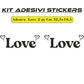 Adesivo Love Stickers Soggiorno Camera Da Letto Coppia Lovers Adesivo Intimo San Valentino Decalcomania Artistica Decorazione Domestica COD.I0041 a €9.99 solo da DualColorStampe