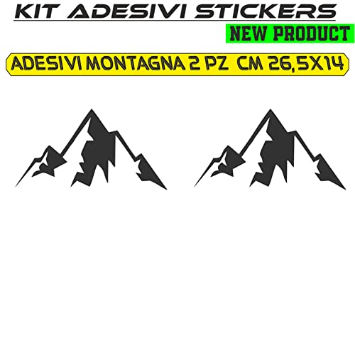 Mountain stickers for pc computer tablet (2 pcs) Laptop Sticker