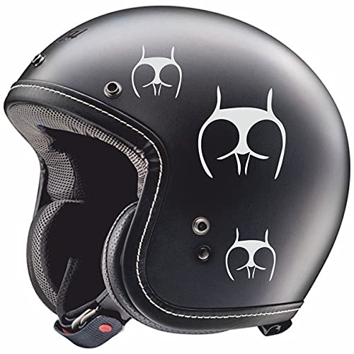 Adesivo Sedere casco moto STICKERS accessori tuning divertente ACCESSORI  PER MOTO MACCHINA COD.C0008