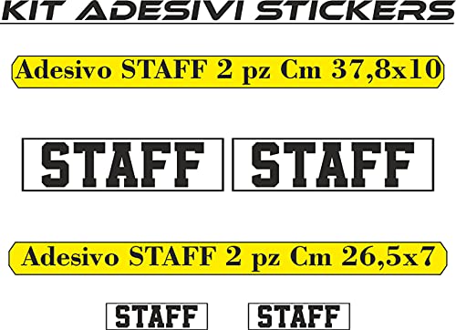 Adesivo "STAFF " Sticker porta stanza privata per il personale in Pellicola Adesiva PVC COD.I0031 a €9.99 solo da DualColorStampe