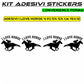 Adesivo I LOVE HORSE accessori equitazione cavallo Auto SUV Carrozzeria Finestra Decalcomanie auto casa porta TUNING Divertente Sticker Decal- vinile colore a scelta COD.0078 a €9.99 solo da DualColorStampe