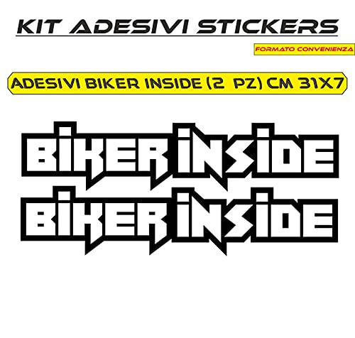 Adesivi Biker INSIDE per Auto tuning Moto PER PC STICKERS Divertente Sticker Decal- vinile colore a scelta COD.M0044 a €9.99 solo da DualColorStampe