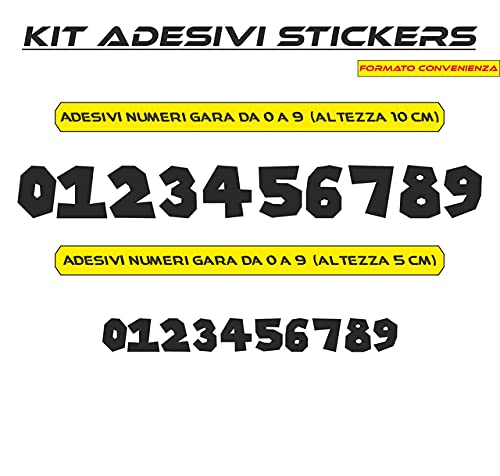 Adesivo numeri casco stickers moto accessori decalcomanie tuning personalizzato COD.C0004 a €9.99 solo da DualColorStampe