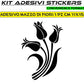 Adesivi FIORI Per Toilette Divertenti Sticker WC Simpatici Per Coperchio Del WC Per Bagno Wc Decor -Colore a scelta COD.I0068 a €10.99 solo da DualColorStampe