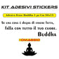 Adesivo Frase decorativa BUDDHA citazioni-PER BUDDISTI- Adesivi per mobili cucina Porte Finestra Vinile Camera regalo Casa COD.I0048 a €13.99 solo da DualColorStampe
