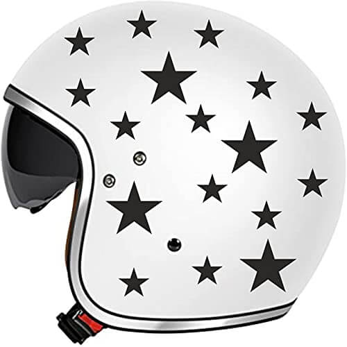 Adesivi casco moto bici stella star accessori moto tuning personalizzato unisex COD.C0007 a €10.99 solo da DualColorStampe