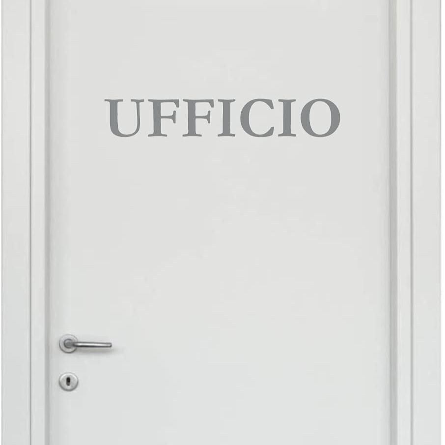 Adesivo UFFICIO per ufficio porta azienda decalcomanie COD.I0008 a €12.99 solo da DualColorStampe