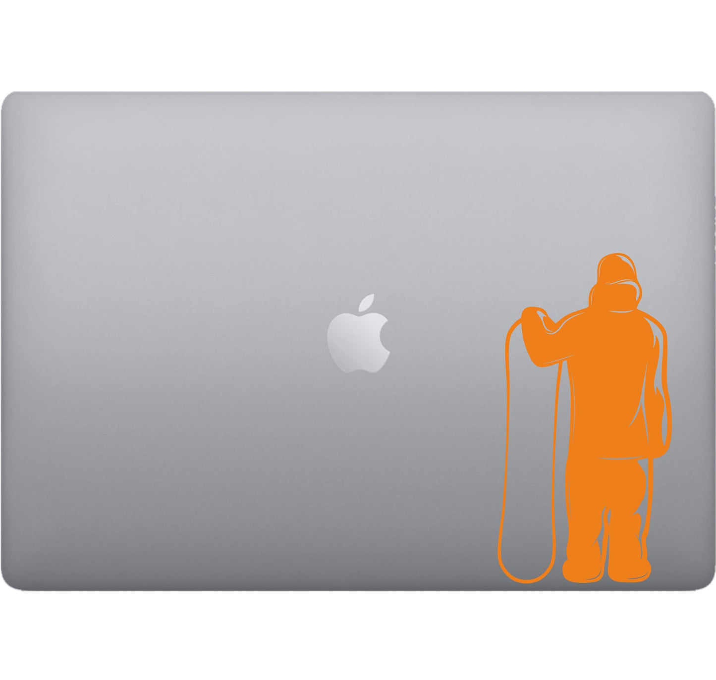 Adesivo SNOWBOARDER per pc auto decalcomania vinile tablet computer decalcomania arte mela -Vinile colore a scelta COD.P0065 a €10.99 solo da DualColorStampe