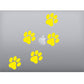 Adesivo impronte cane-gatto per pc computer tablet(4 pz) Laptop Sticker Decalcomania decalcomania arte mela -Vinile colore a scelta COD.P0022 a €9.99 solo da DualColorStampe