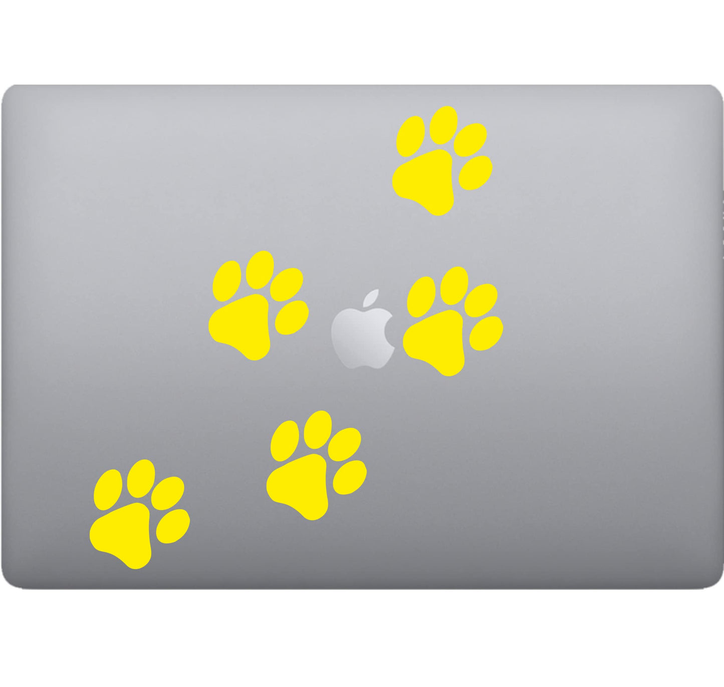 Adesivo impronte cane-gatto per pc computer tablet(4 pz) Laptop Sticker Decalcomania decalcomania arte mela -Vinile colore a scelta COD.P0022 a €9.99 solo da DualColorStampe