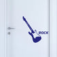Adesivo Chitarra per porta camera vetro finestra armadio stickers guitar COD.I0035 a €9.99 solo da DualColorStampe