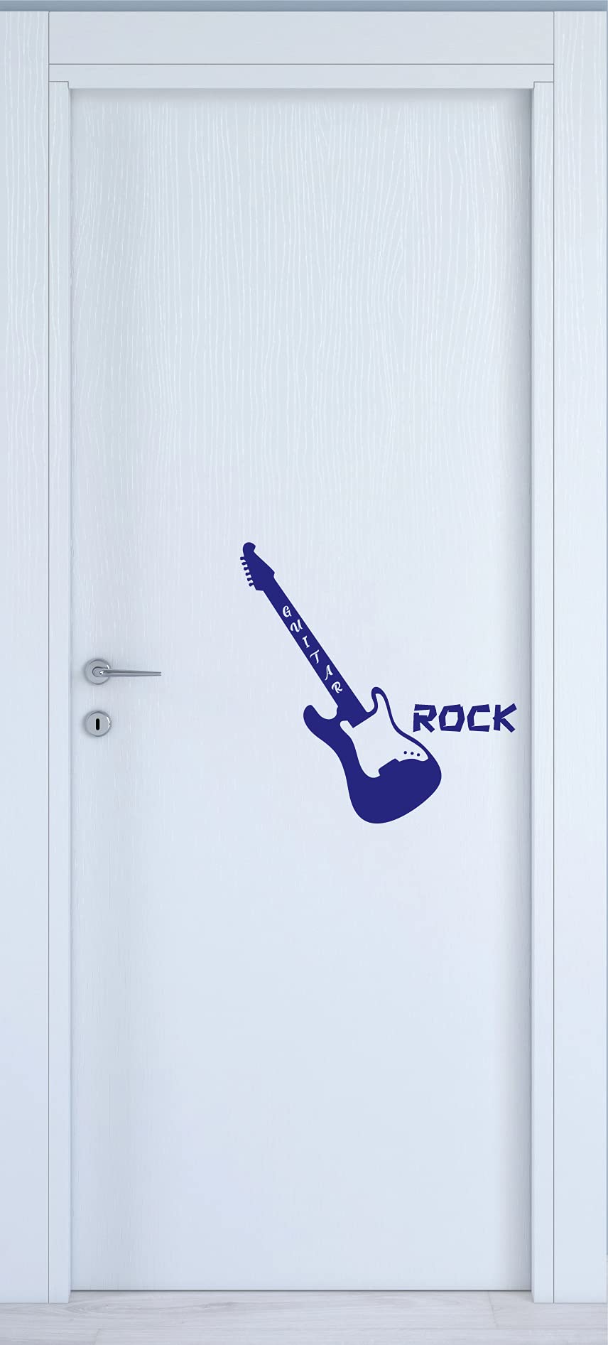 Adesivo Chitarra per porta camera vetro finestra armadio stickers guitar COD.I0035 a €9.99 solo da DualColorStampe