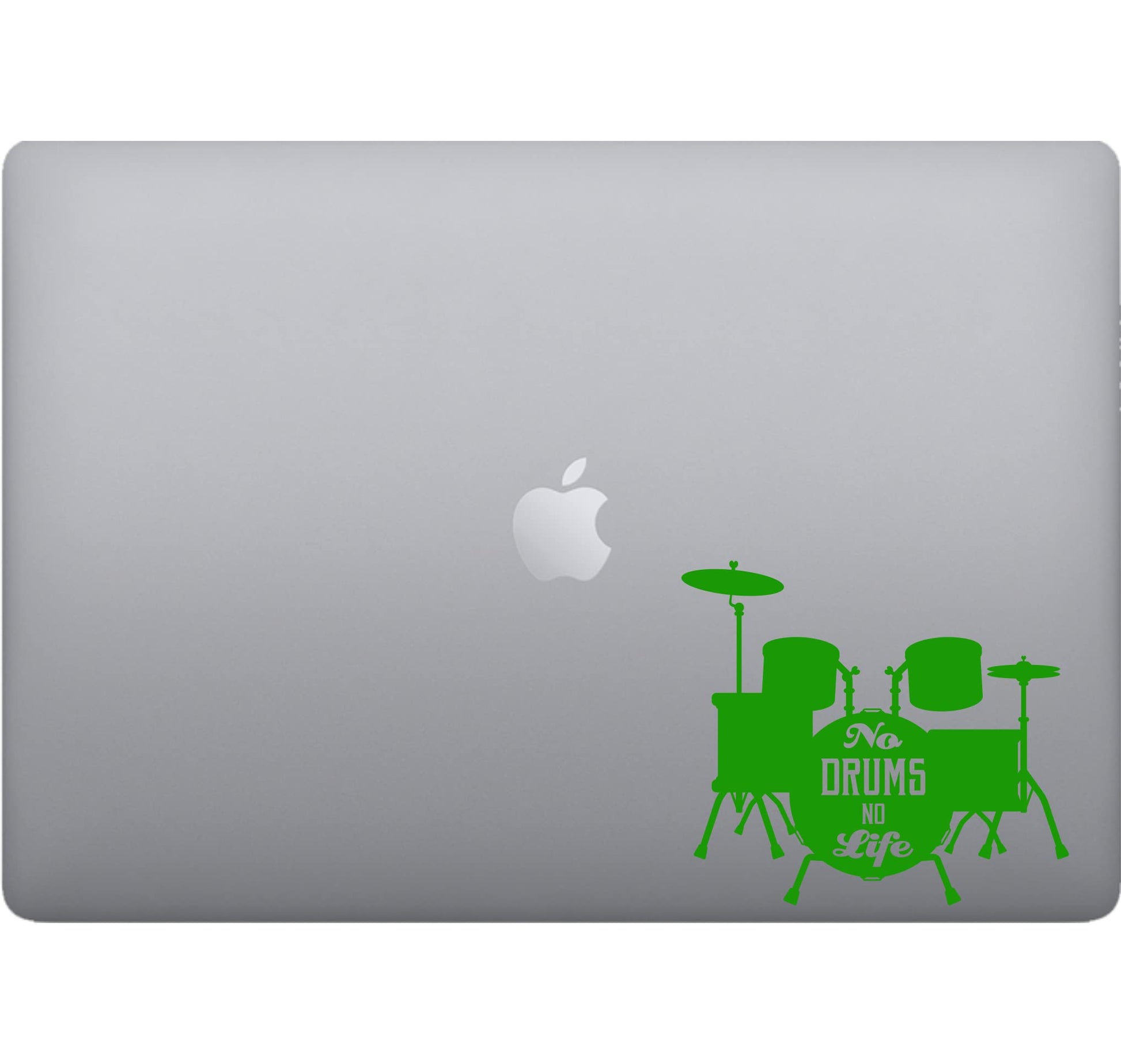 Adesivo BATTERIA DRUMS decalcomania vinile tablet computer , macbook , decalcomania arte mela -Vinile colore a scelta COD.P0060 a €10.99 solo da DualColorStampe