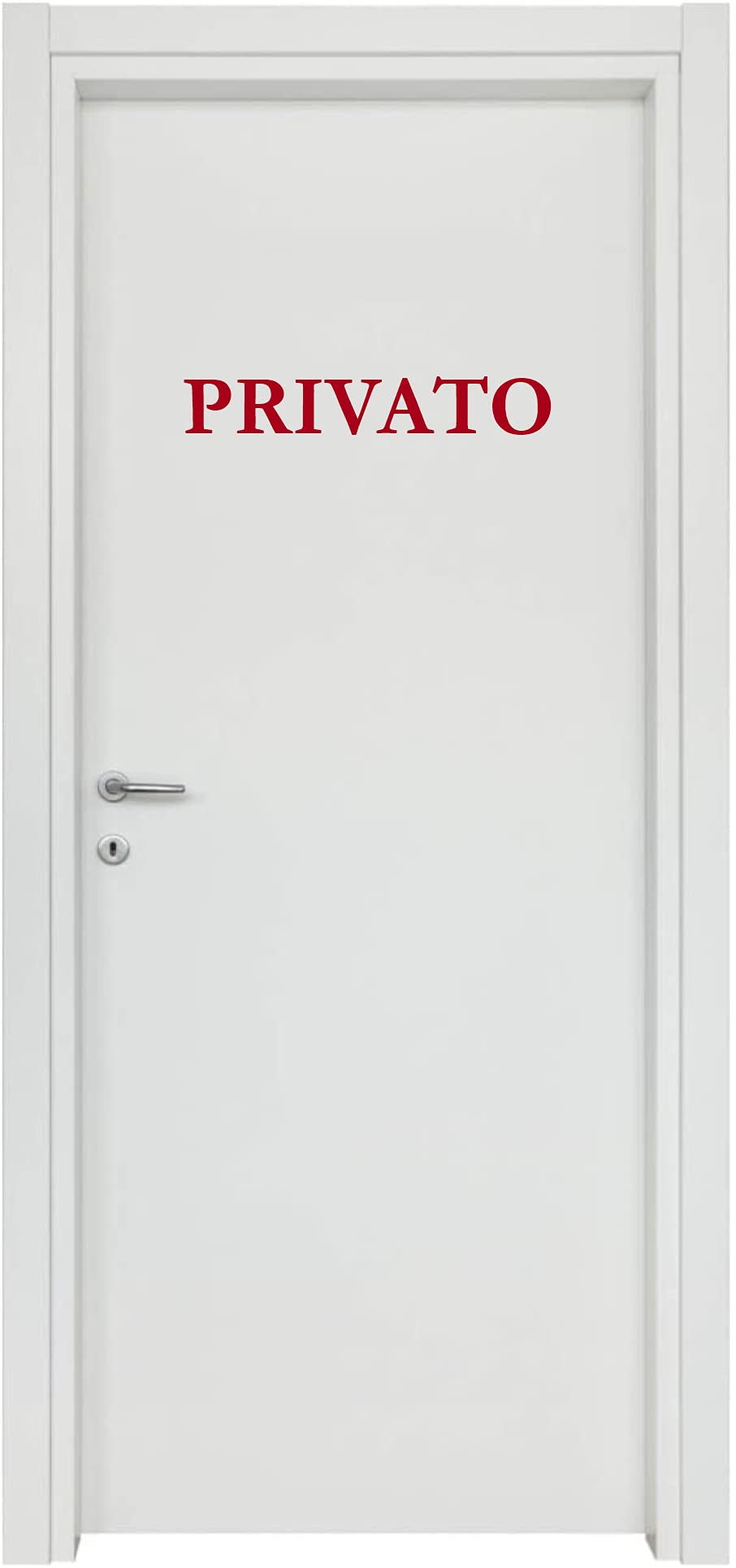 Adesivo PRIVATO per ufficio CAMERETTA camera porta home decalcomanie COD.I0007 a €12.99 solo da DualColorStampe