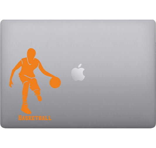 Adesivo BASKETBALL decalcomania vinile tablet computer, decalcomania arte mela -Vinile colore a scelta COD.P00055 a €10.99 solo da DualColorStampe