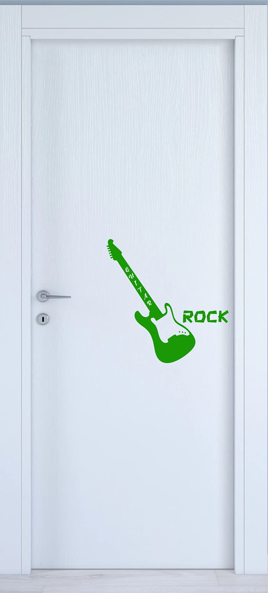 Adesivo Chitarra per porta camera vetro finestra armadio stickers guitar COD.I0035 a €9.99 solo da DualColorStampe