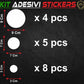 DualColorStampe Adesivi Compatibili con Fiat 500 stickers universali tuning palline pois decal adesivi auto fiancata laterale COD.0216 a €11.99 solo da DualColorStampe