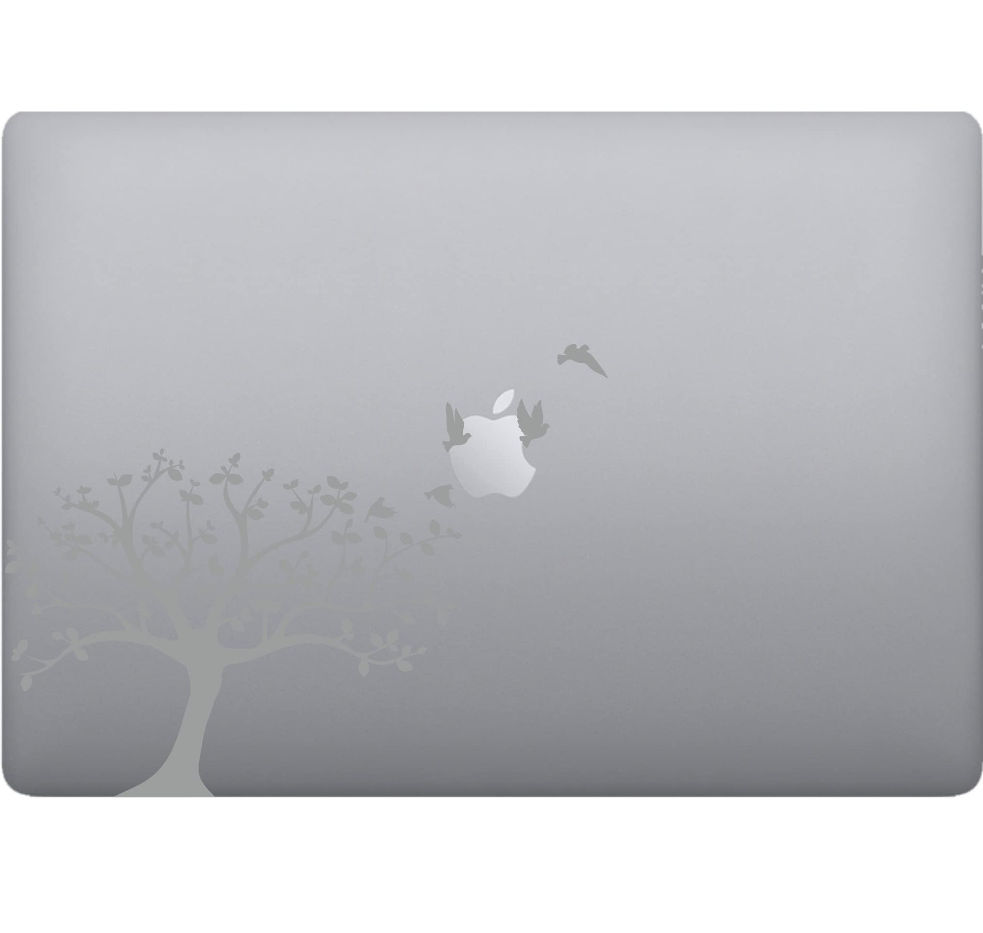 Adesivo albero uccellini Laptop Sticker Decalcomania Vinile Tablet Vinile adesivo macbook decalcomania arte mela -Vinile colore a scelta COD.P0048 a €10.99 solo da DualColorStampe