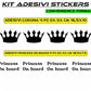 Adesivi Princess On Board Bimbo a Bordo auto moto stickers corona principessa neonato decalcomanie- vinile colore a scelta COD.0041(BLU 49) a €12.99 solo da DualColorStampe