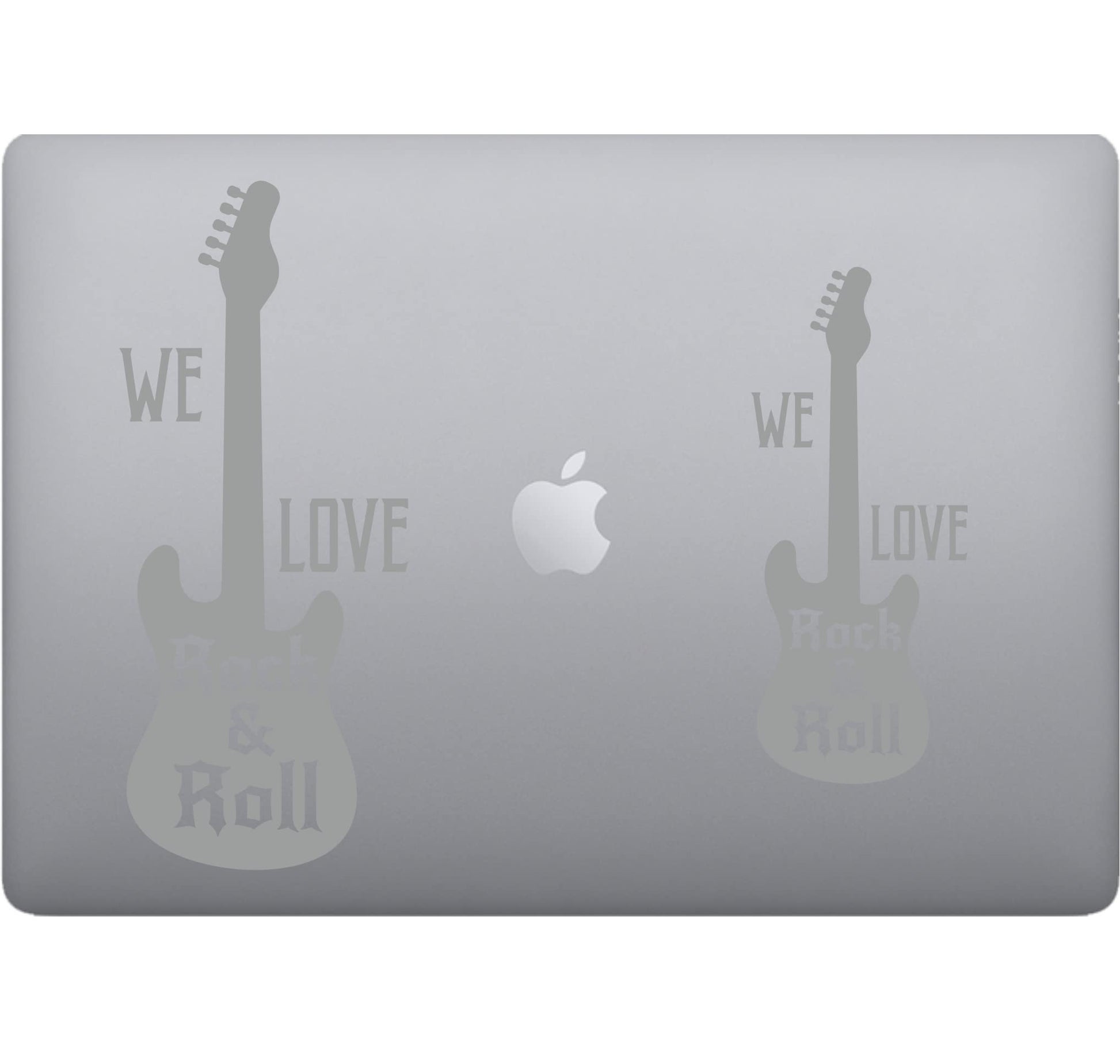 Adesivo Rock GUITAR-CHITARRA decalcomania vinile tablet computer , macbook , decalcomania arte mela -Vinile colore a scelta COD.P0059 a €10.99 solo da DualColorStampe