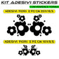 Adesivi fiori per auto moto vetri camper decorazione mobili cameretta SCEGLI COLORE COD.0092 a €12.99 solo da DualColorStampe