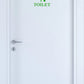 Adesivo Toilette OMINI DIVERTENTI decorazione per porta bagno ristorante water sanitari COD. I0013 a €12.99 solo da DualColorStampe