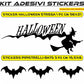 Adesivi HALLOWEEN (4 PZ)- decorazione per VETRINA NEGOZIO -PORTA CAMERA HOME stickers PIPISTRELLO COD.I0062 a €12.99 solo da DualColorStampe