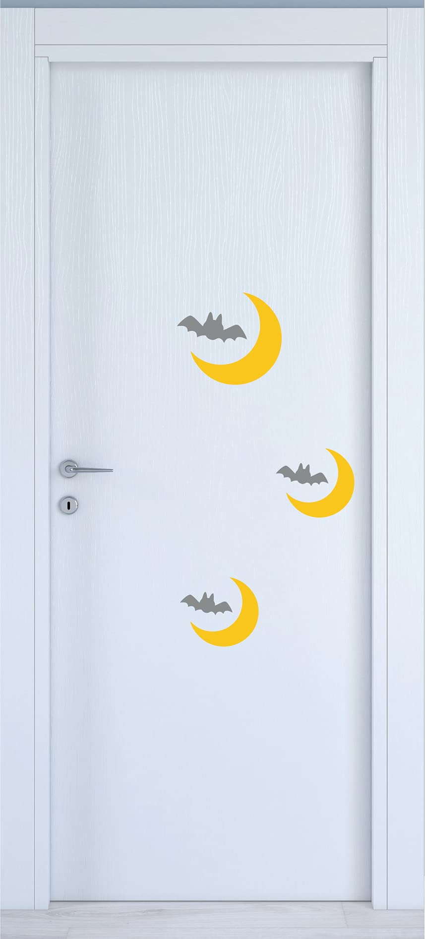 Adesivo LUNA PIPISTRELLO Decalcomanie Adesivi per Porte Finestra Vinile Adesivi Murali Cameretta Per Bambini regalo Casa COD.I0040 a €10.99 solo da DualColorStampe